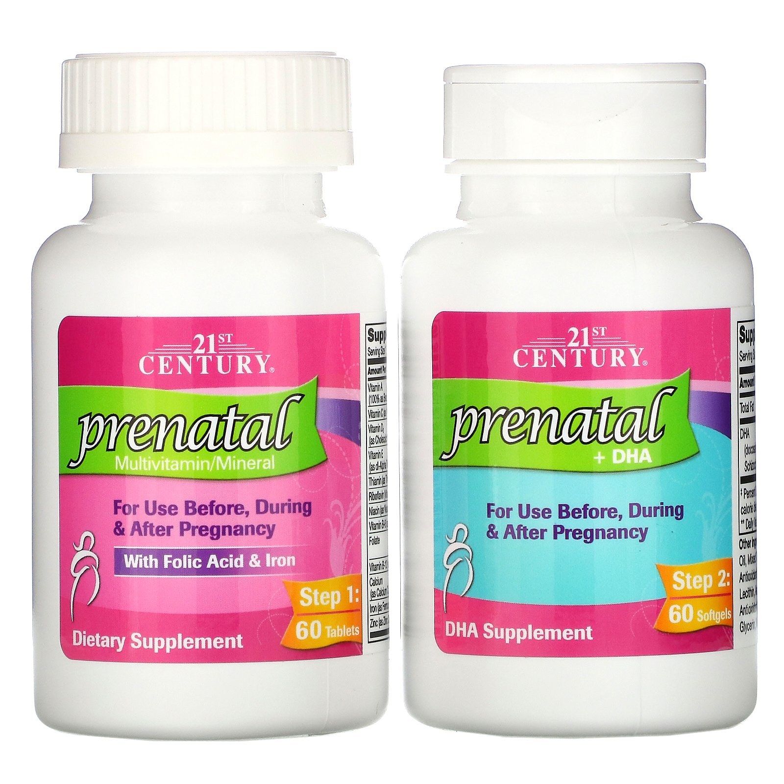Buy 21st Century Prenatal Multi Vitamins + DHA 60's Best Price & Quality