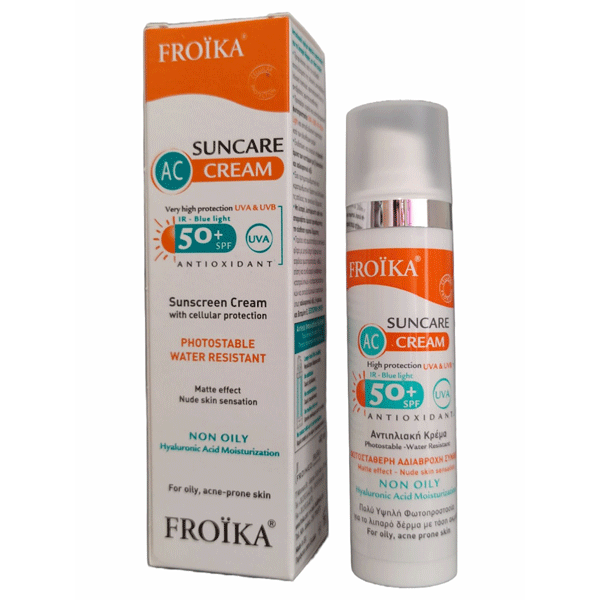 Froika Ac Suncare Cream Spf50+ 40Ml - Saha Jamal Pharmacy