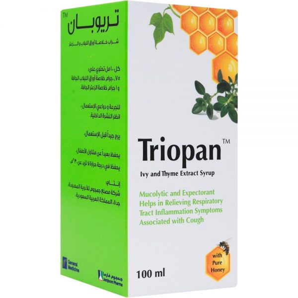 Triopan Herbal Cough Syrup 100Ml