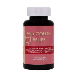 Vita Colon Relief Chewable Tablets 60’S