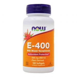 Now Vitamin E-400 Iu 100 Softgels