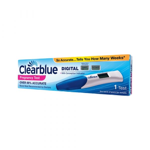 Clear Blue Digital  Pregnancy Test  With Conception Indicator 1's