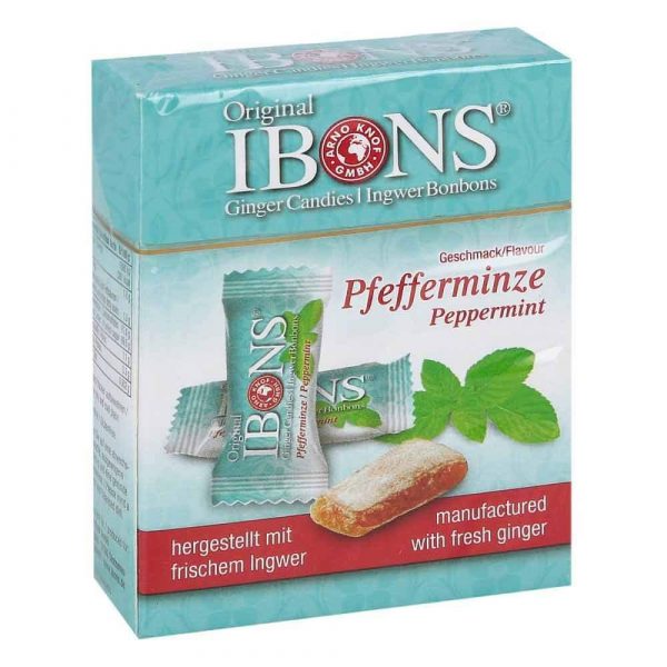 Ibons Ginger Candies Peppermint 60 G