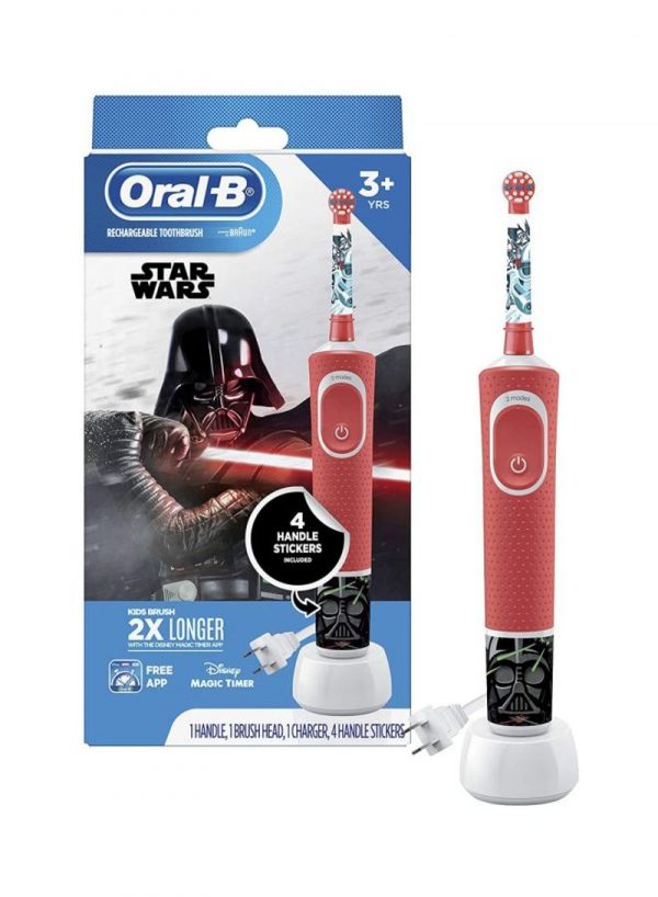 Braun Oral B Tooth Brush Star Wars Red Kids
