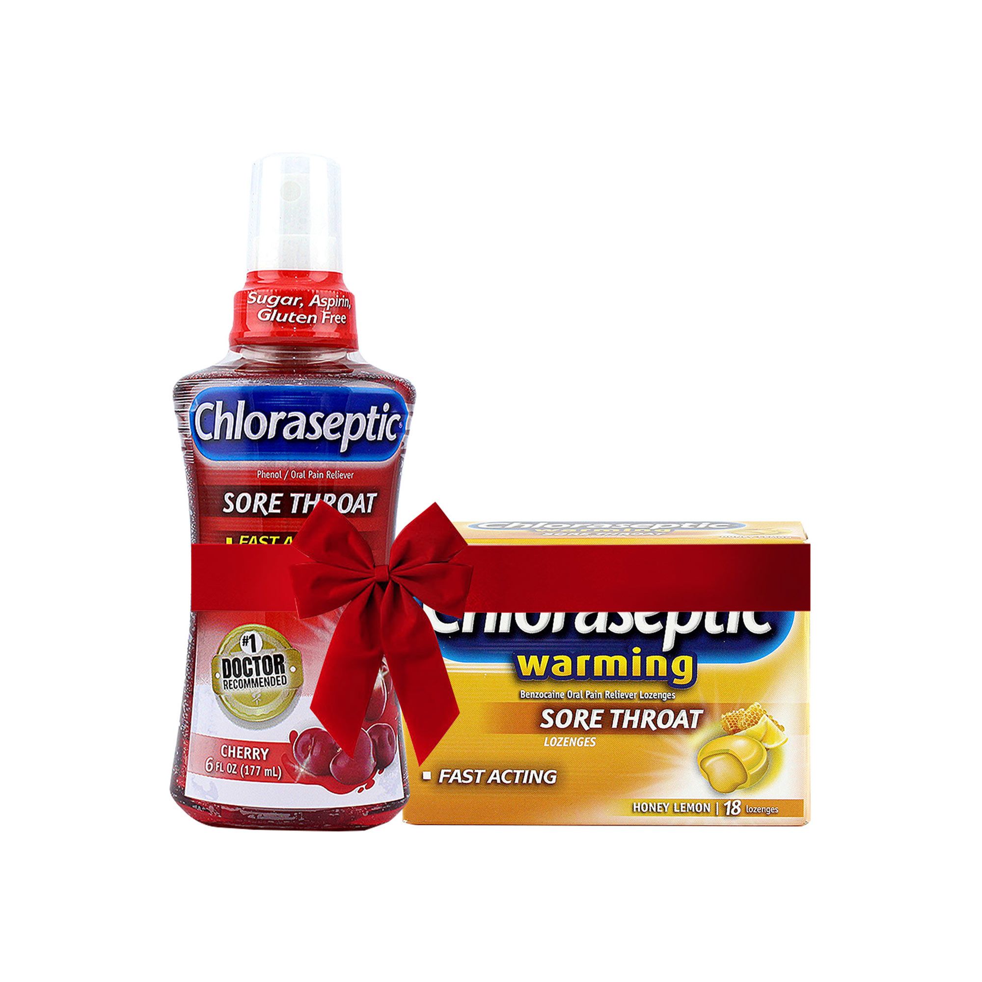 Chloraseptic Warming Sore Throat Honey Lemon Spray 177Ml