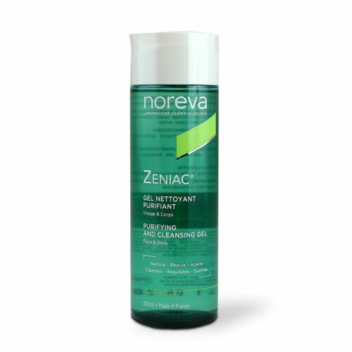 Noreva Zeniac Purifying Cleansing Gel 200ml Noreva Zeniac Purifying Cleansing Gel 200ml – Deep Cleanser for Oily & Acne-Prone Skin