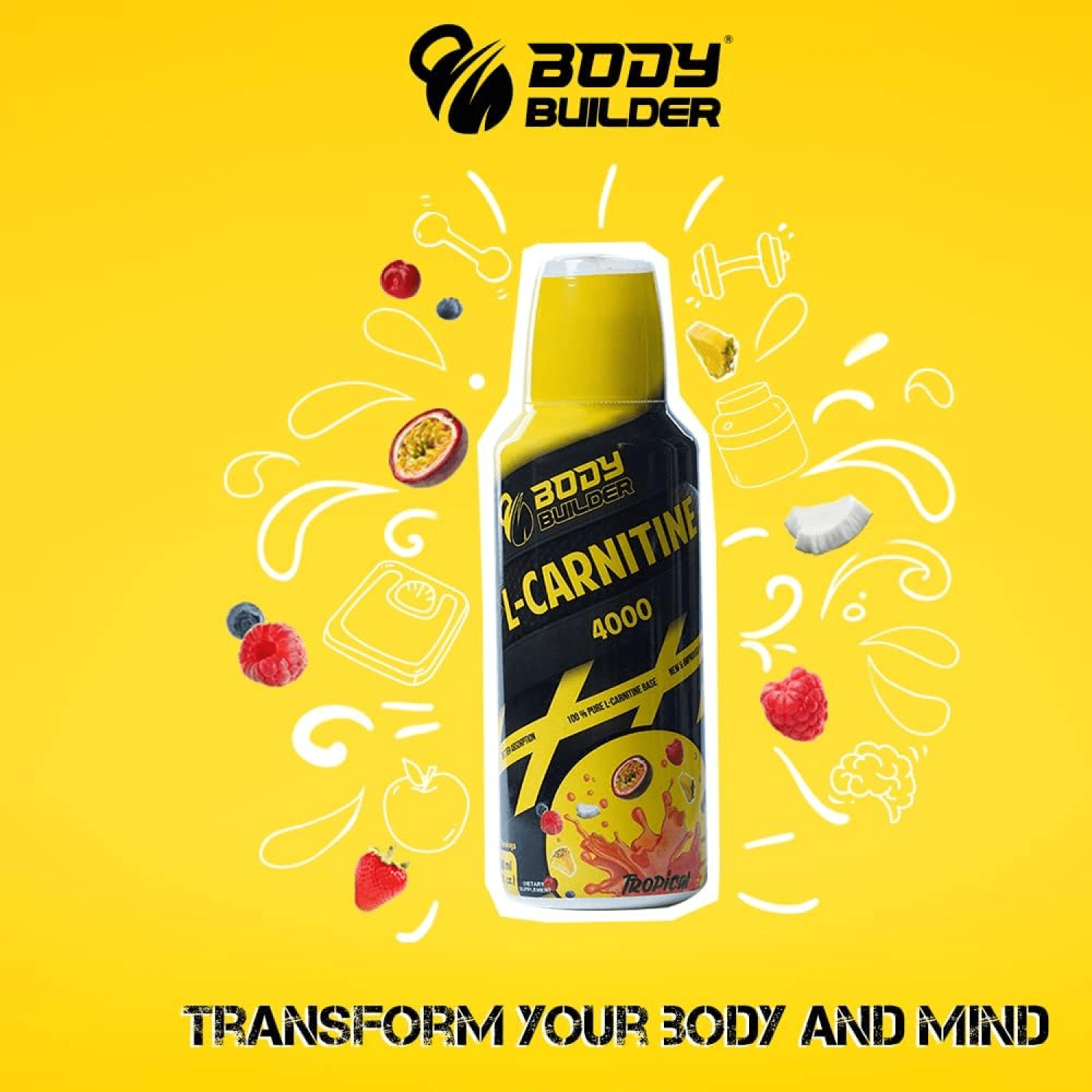 body builder l carnitine Wait for the big head flying💋😂 L-Carnitine helps your body fat turn into  energy, improves endurance, and keeps your focus locked in. @muscleblaze
