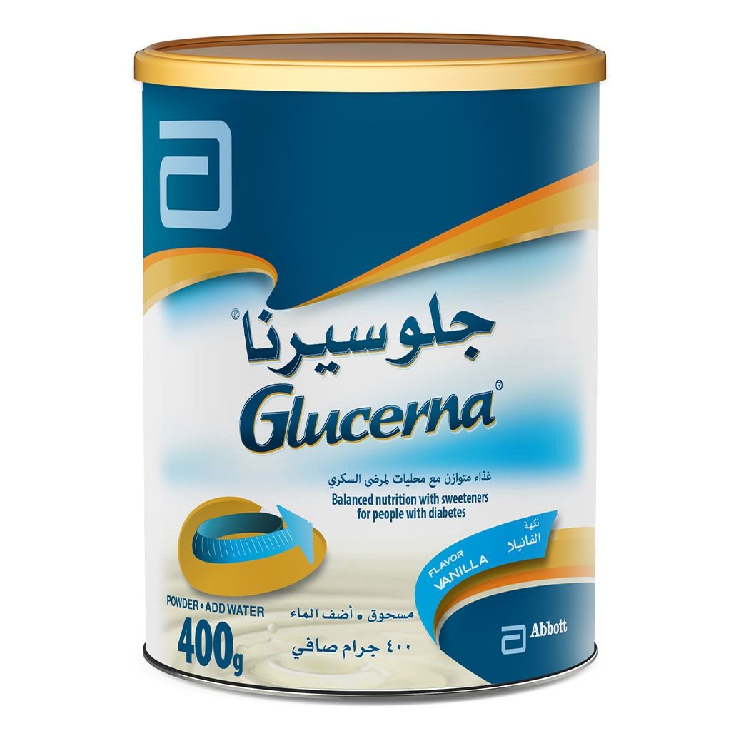 Glucerna Vanilla Nutrition Drink Glucerna 400g Diabetes Formula Glucerna Vanilla Powder Glucerna Nutrition Shake Vanilla