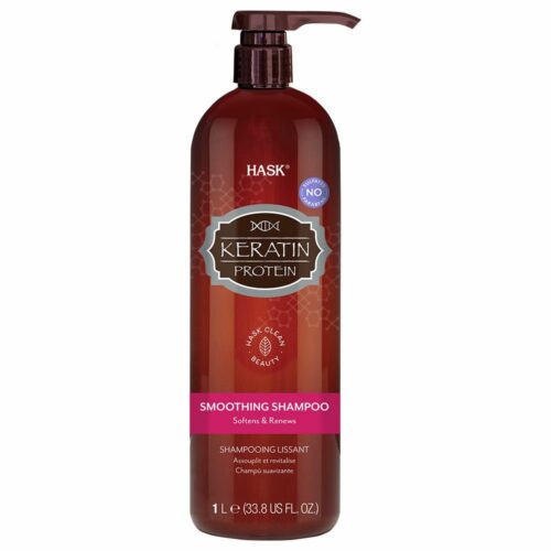 HASK Keratin Smoothing Shampoo Keratin Protein Shampoo 1 L HASK Frizz Control Shampoo Smoothing Keratin Shampoo