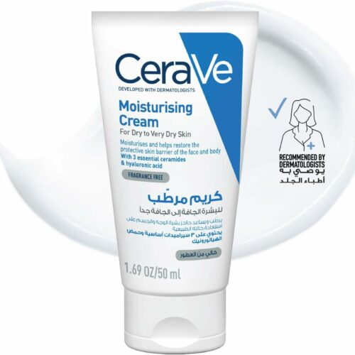 CeraVe Moisturizing Cream for Dry Skin with Hyaluronic Acid, 50ml CeraVe Moisturizing Cream for Dry Skin with Hyaluronic Acid, 50ml