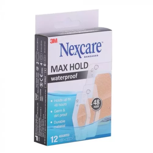 Nexcare-max-hold-waterproof-bandages-asstd-pack-12s.webp