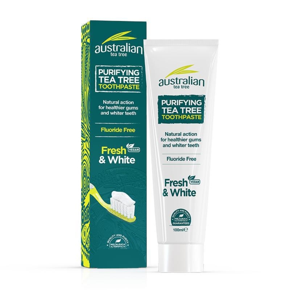 Australian Tea Tree Fresh & White Tea Tree Toothpaste 100Ml - SahaJamal ...