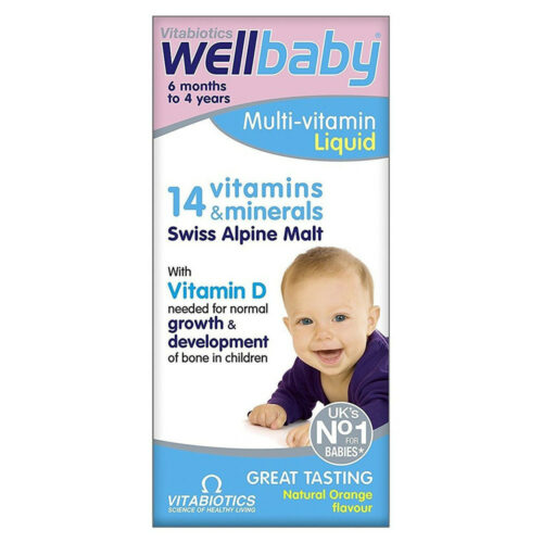 Wellkid Baby & Infant Syrup Wellkid Infant Multivitamin Liquid Vitabiotics Wellkid Syrup 150 ml Wellkid Baby Vitamin Syrup
