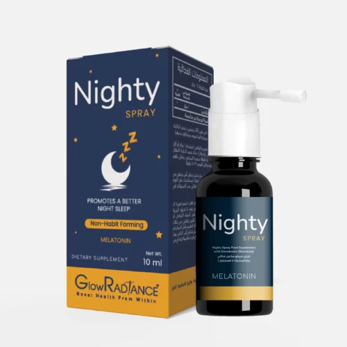 Nighty Spray 10ml offers a convenient way to relax before bedtime