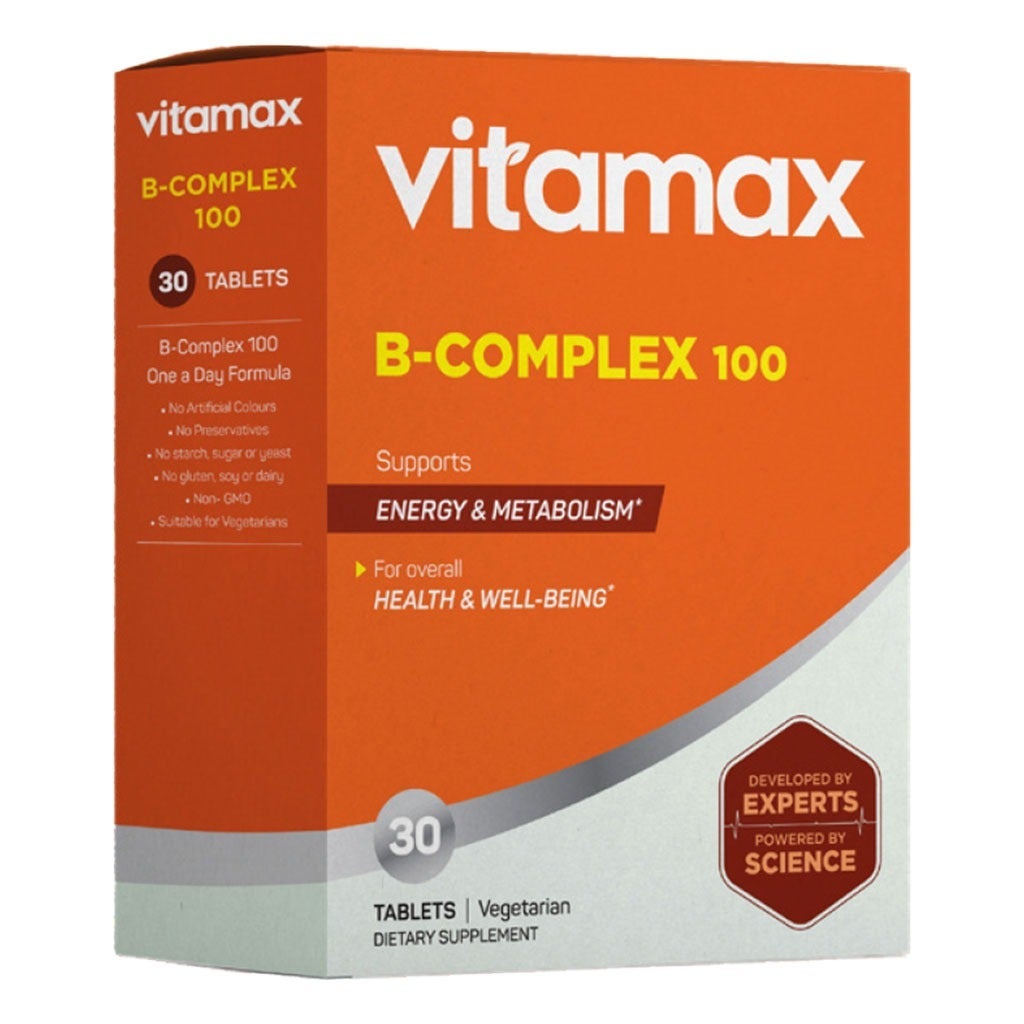Vitamax B-Complex 100Mg Tab 30S