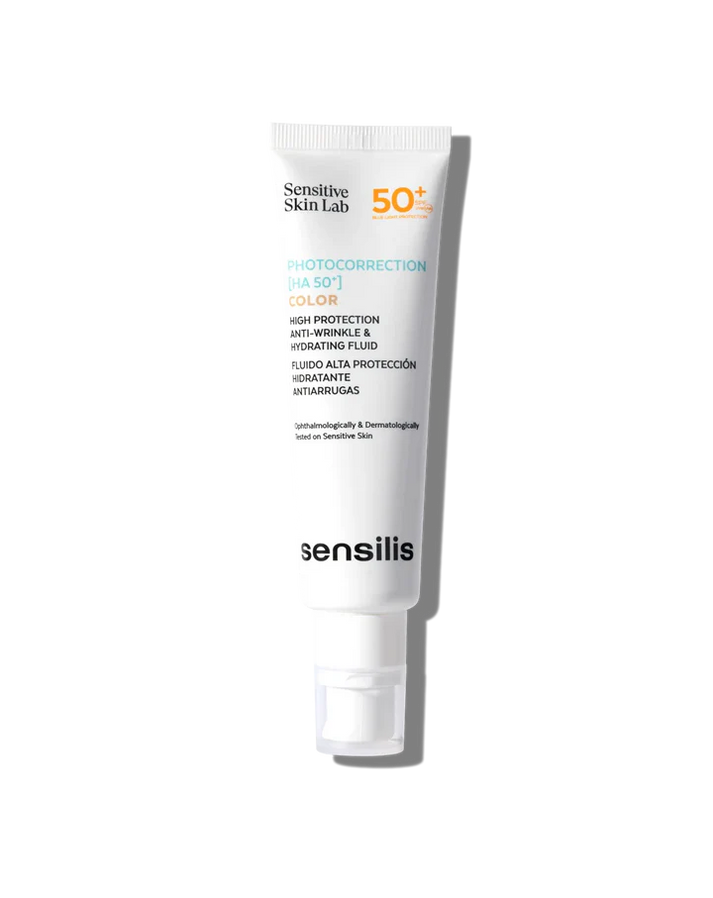 Sensilis Photocorrection Ha 50+ High Protection Anti Wrinkle & Hydrating Fluid Color 50 Ml