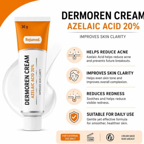 DERMOREN CREAM 20% Azalic Acid 30 GM4 DERMOREN CREAM 20% Azalic Acid 30 GM4