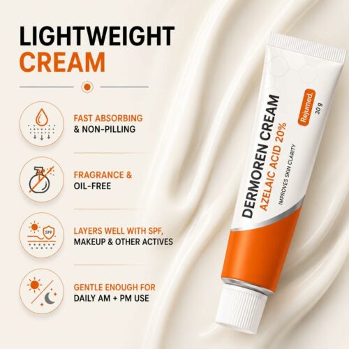 DERMOREN CREAM 20% Azalic Acid 30 GM5 DERMOREN CREAM 20% Azalic Acid 30 GM5